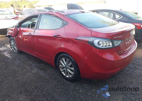 2015 Hyundai Elantra Se z USA, uszkodzony, nr VIN KMHDH4AE2FU320851